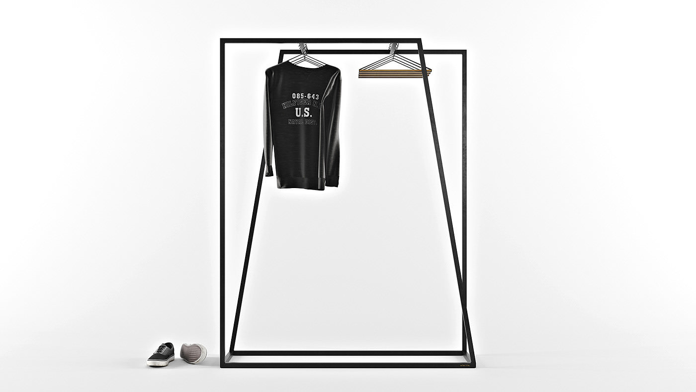 horizon，coat hanger，black，