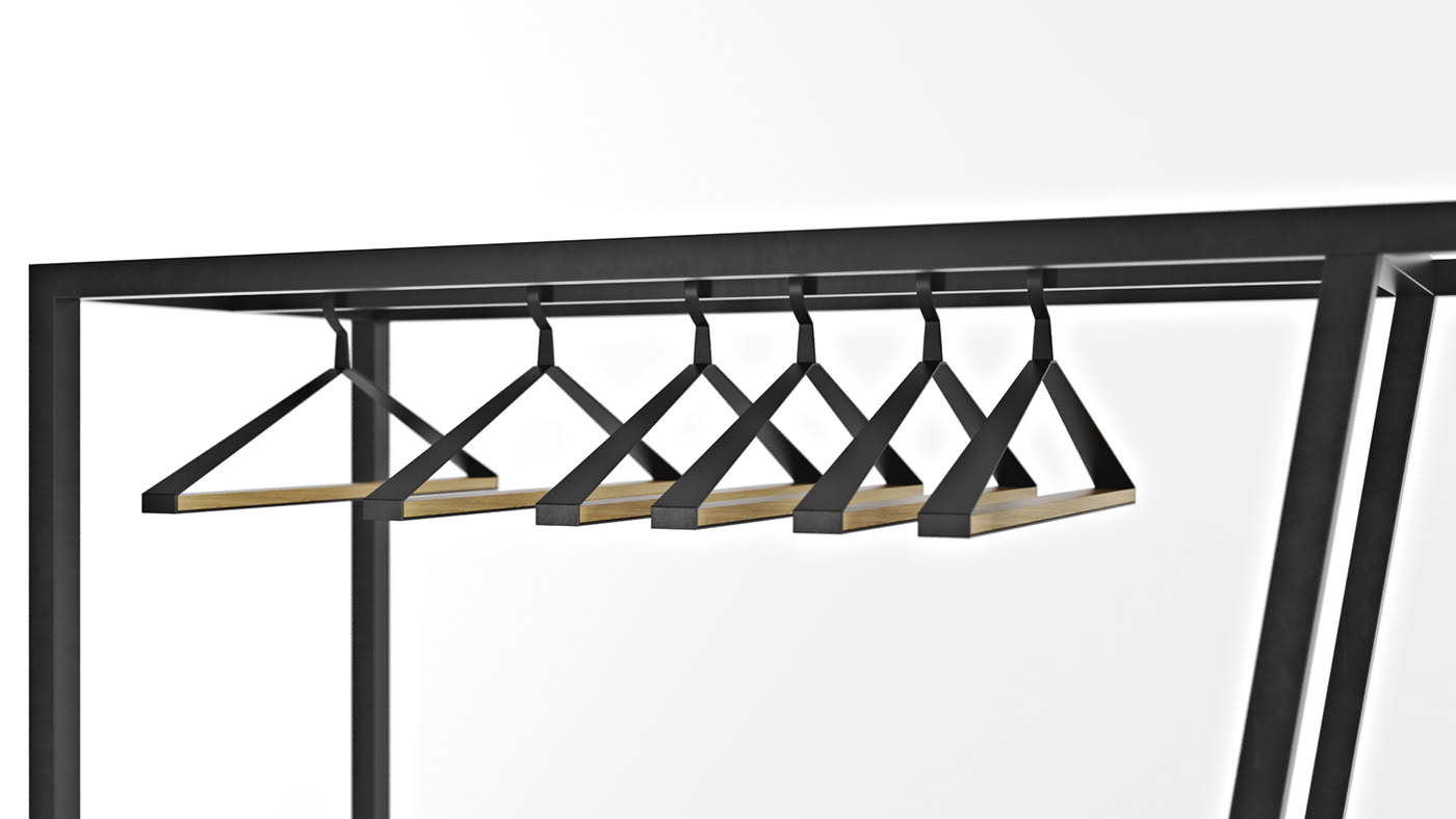 horizon，coat hanger，black，