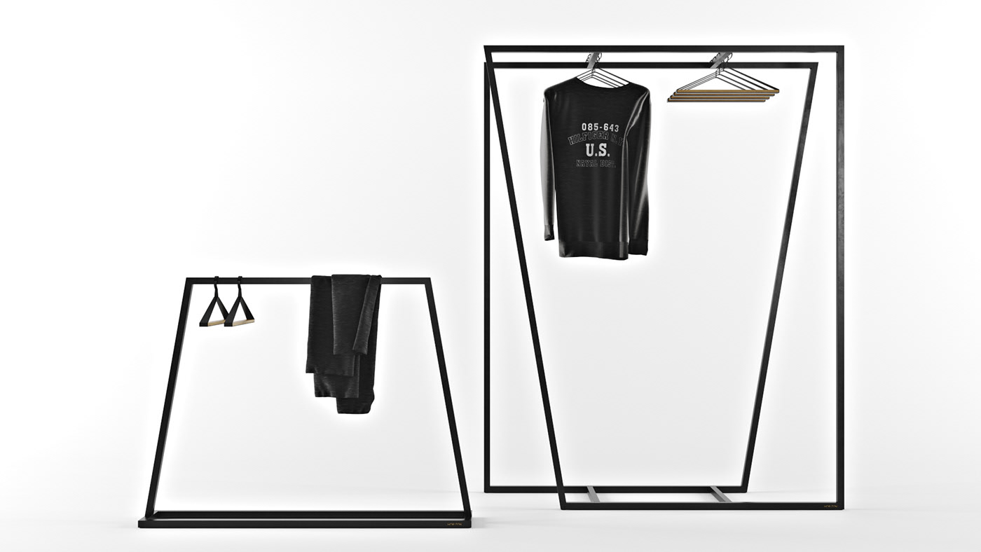 horizon，coat hanger，black，