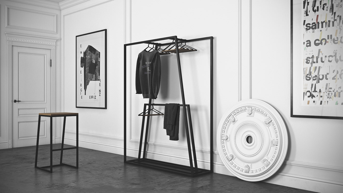 horizon，coat hanger，black，