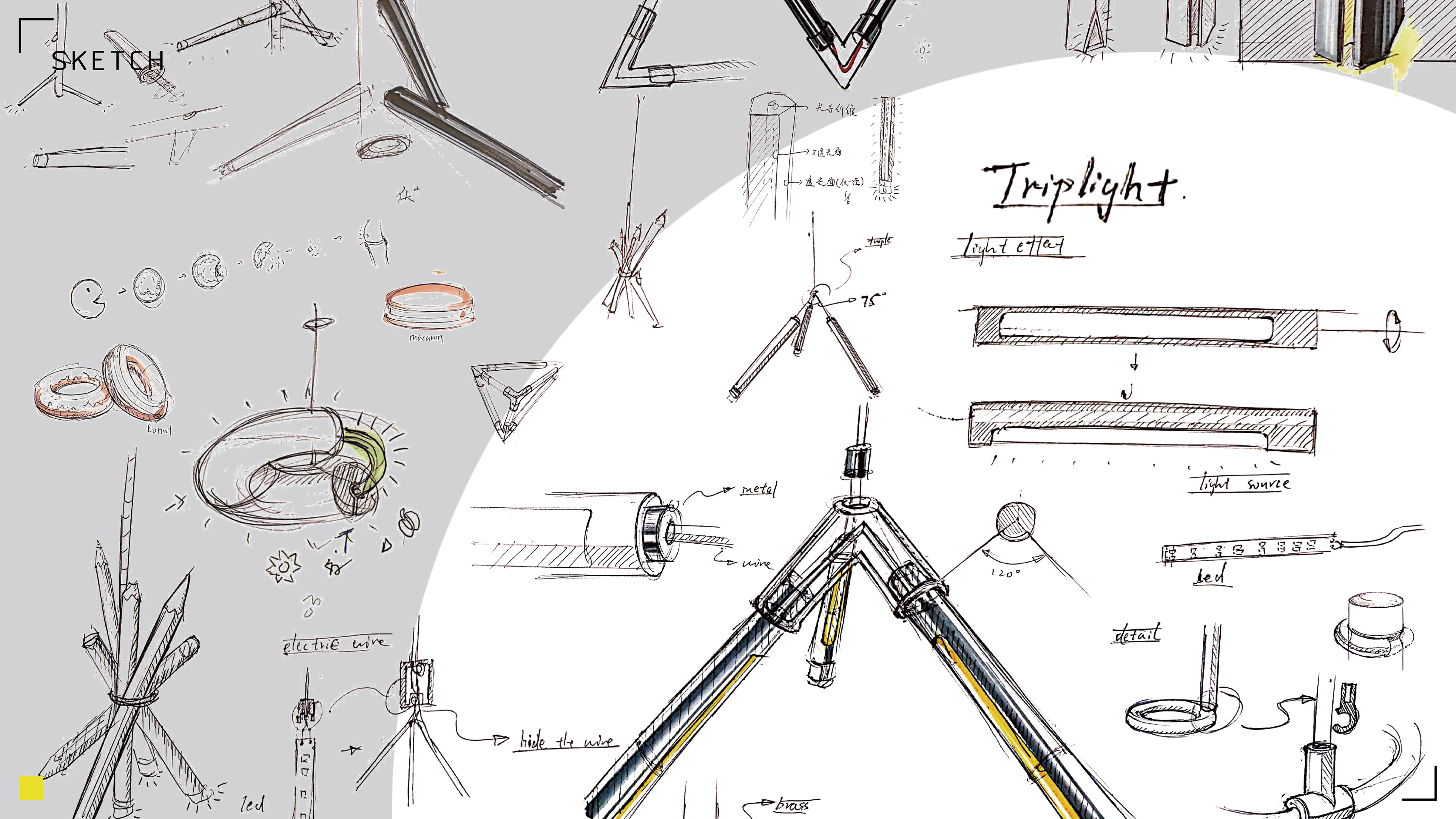 Lamp design，industrial design，Modeling design，