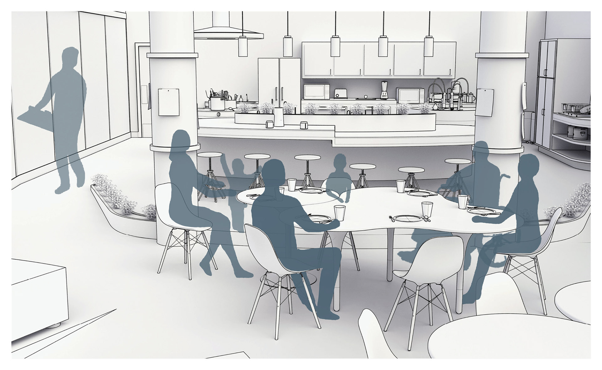 Interior design，I'm Lorimore.，indoor，restaurant，