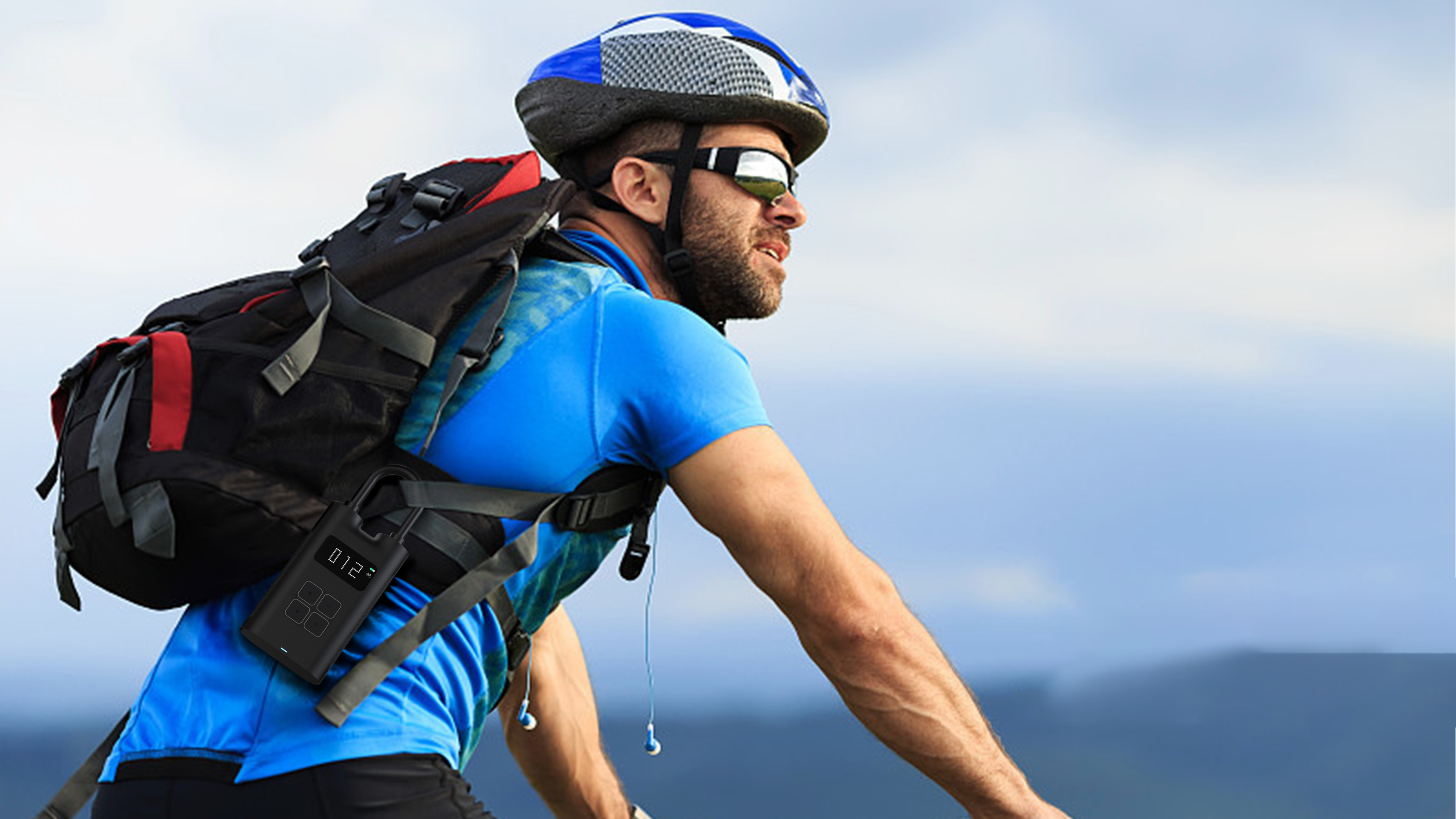 打气,自行车,充气