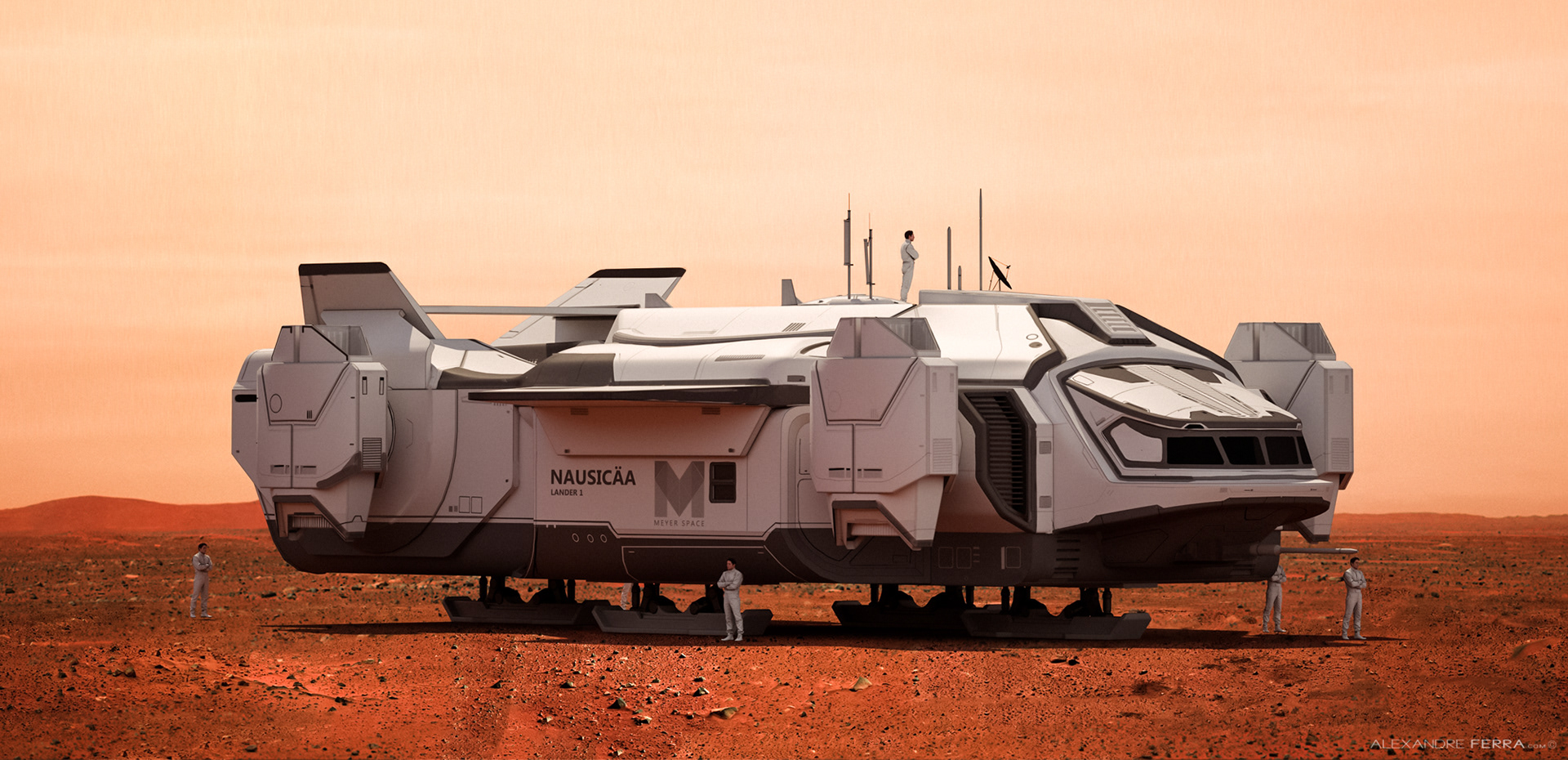 airship，Film and television model，three-dimensional model，white，Nausicaa Spaceship，