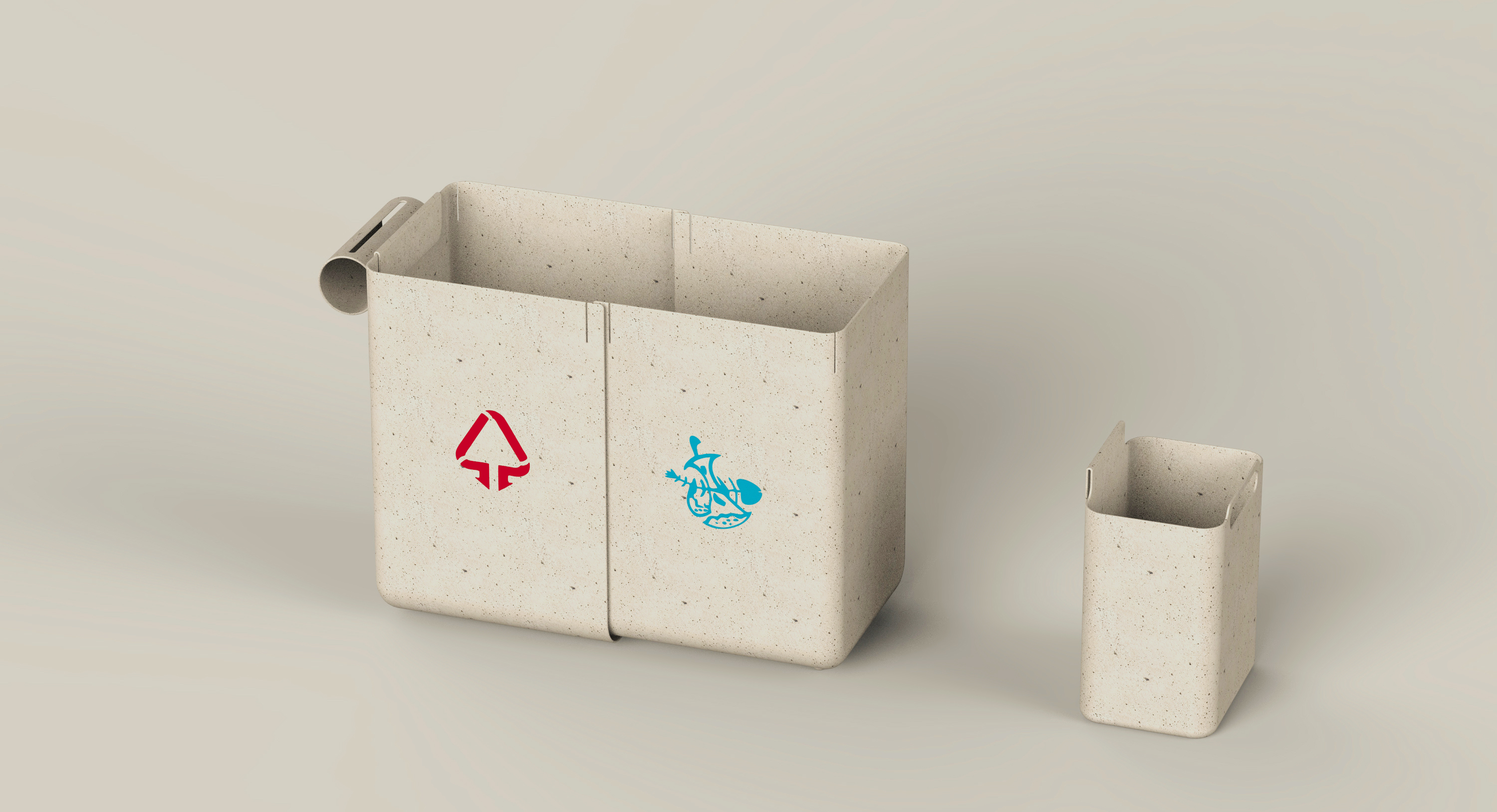 trash can，classification，portable，Classified trash can，