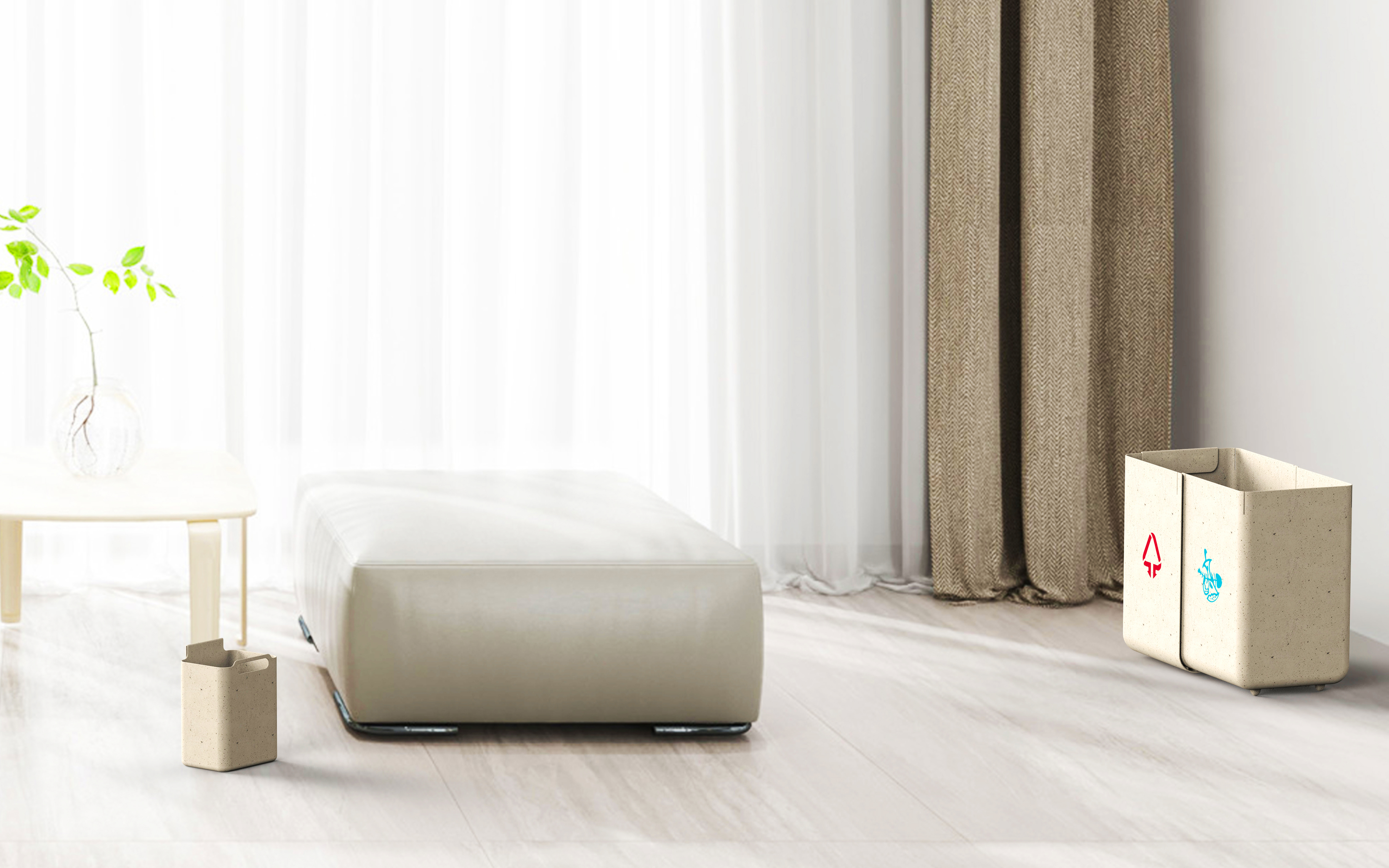 trash can，classification，portable，Classified trash can，