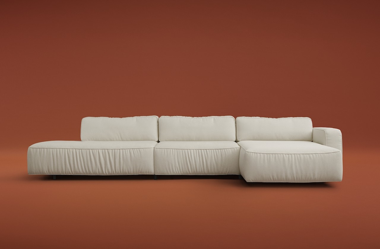 sofa，Sectional sofa，modular，white，blue，soft，