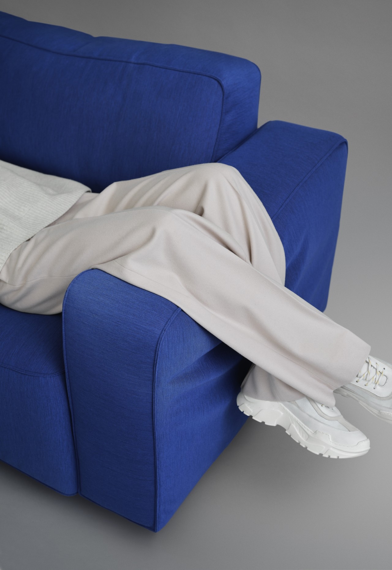 sofa，Sectional sofa，modular，white，blue，soft，