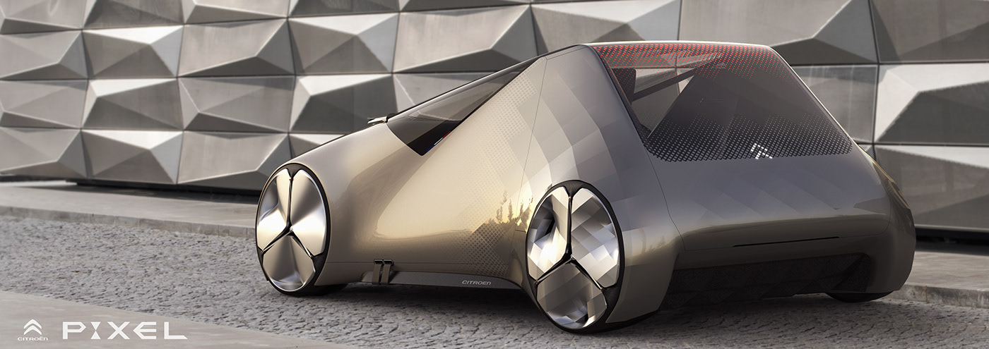 future，Hand drawn，concept，automobile，