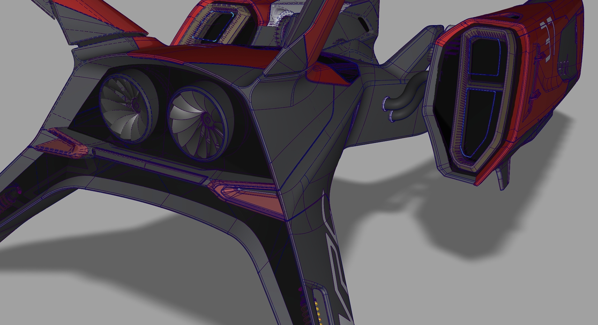 Flight Mode，gules，automobile，racing，Pod Racer，conceptual design，