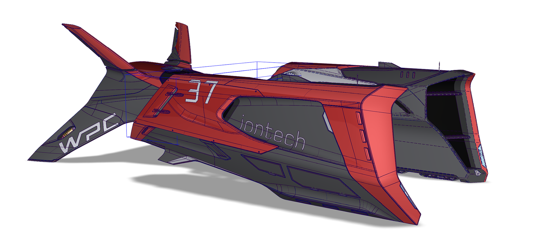 Flight Mode，gules，automobile，racing，Pod Racer，conceptual design，