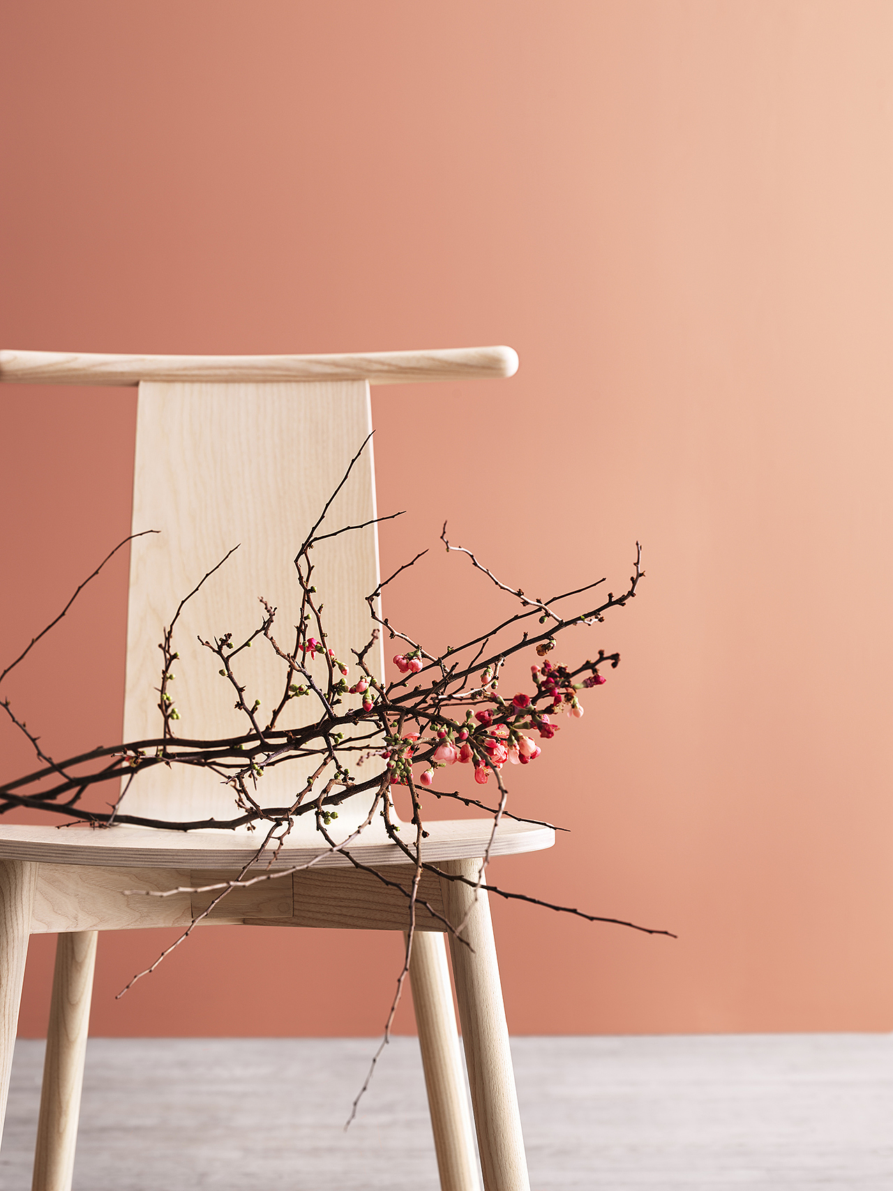 Furniture exhibition，modern，wooden ，chair，