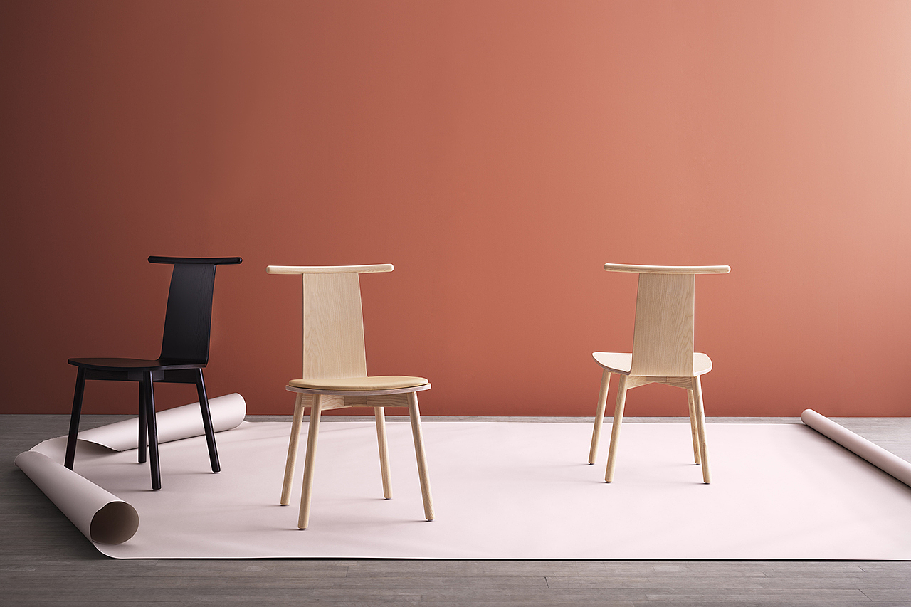 Furniture exhibition，modern，wooden ，chair，