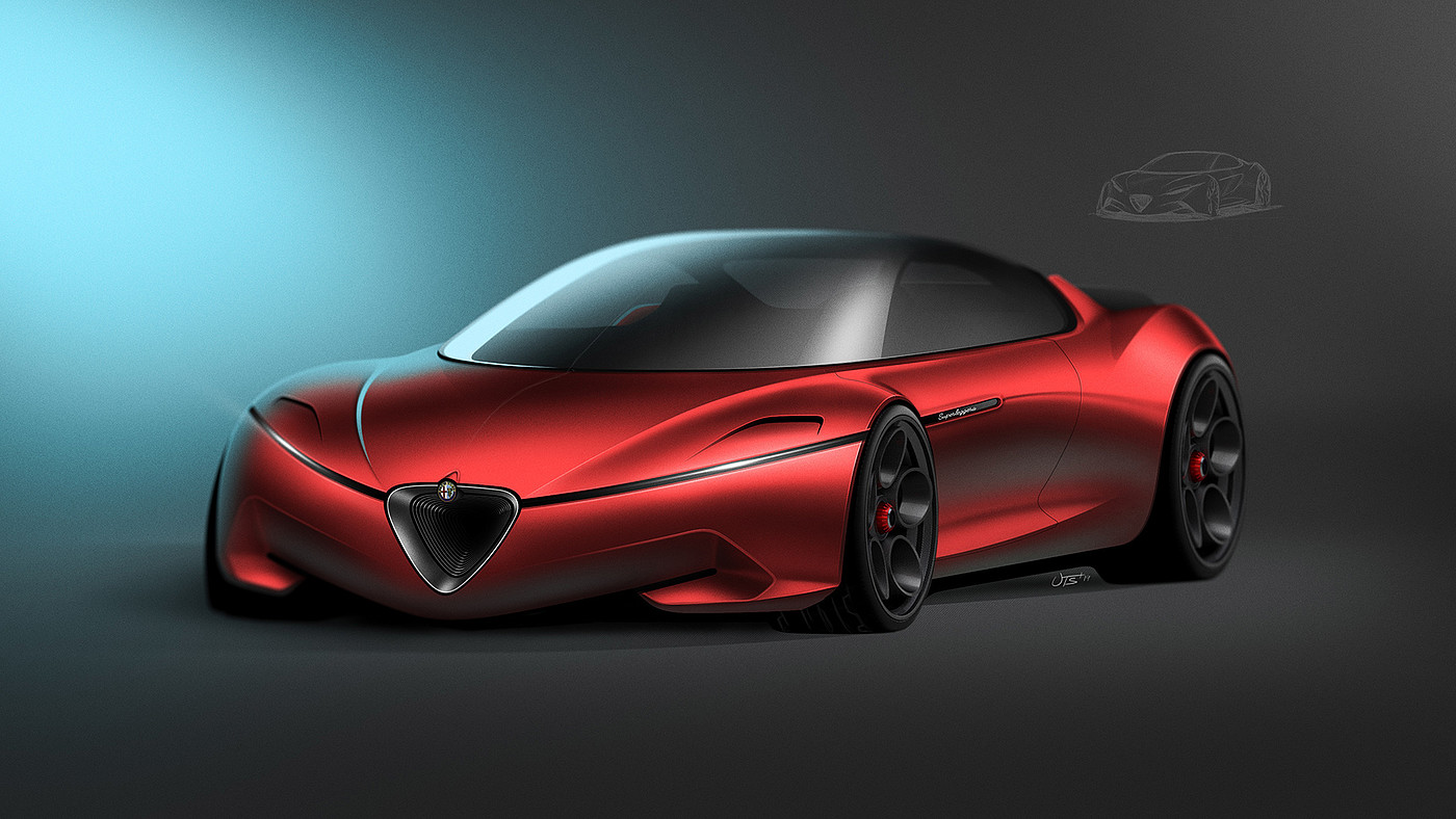 Automobile design，conceptual design，design sketch，Utsav Shah，
