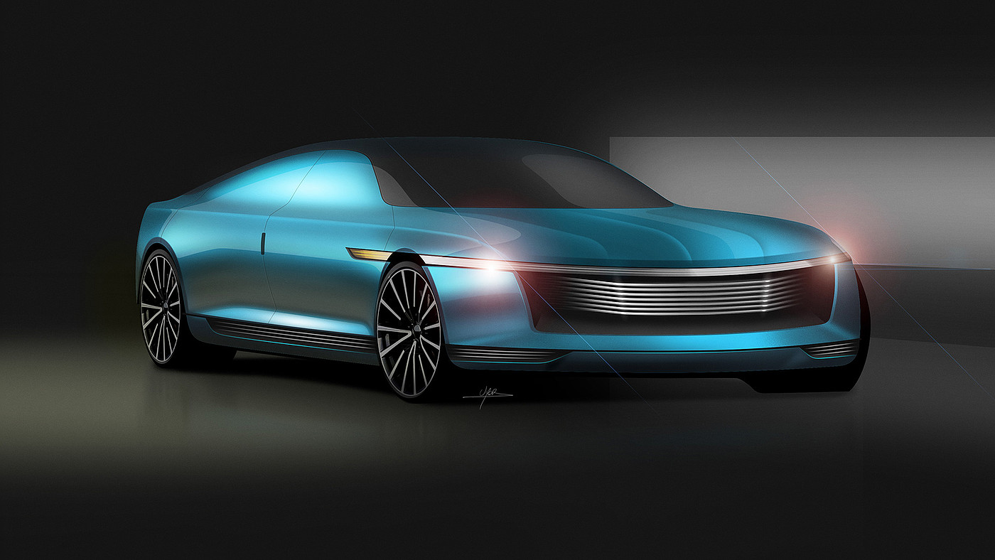 Automobile design，conceptual design，design sketch，Utsav Shah，