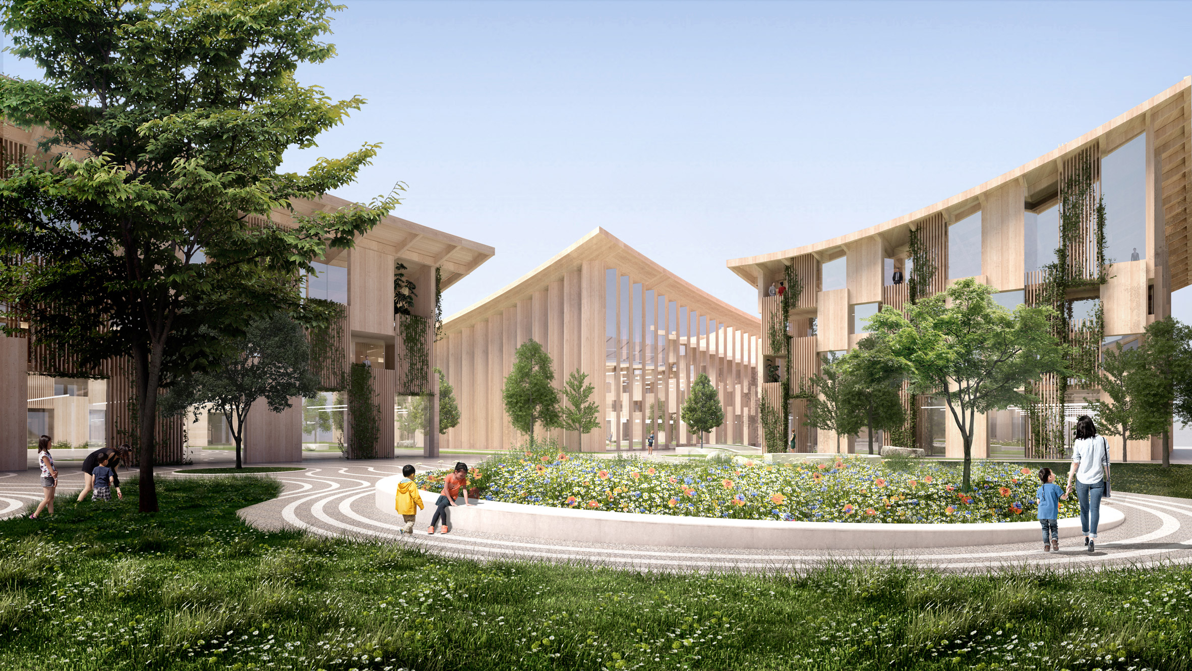 Architectural design，Toyota，weave City，