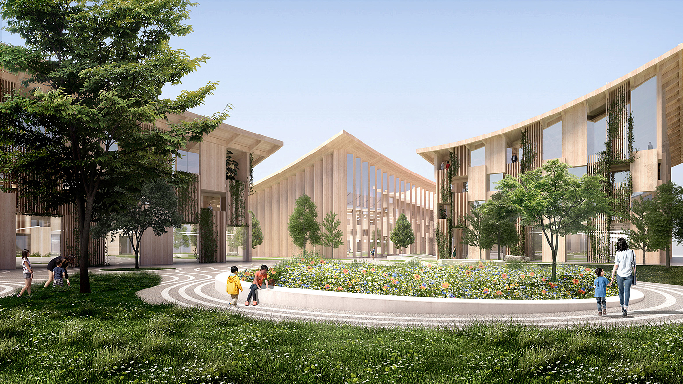 Architectural design，Toyota，weave City，