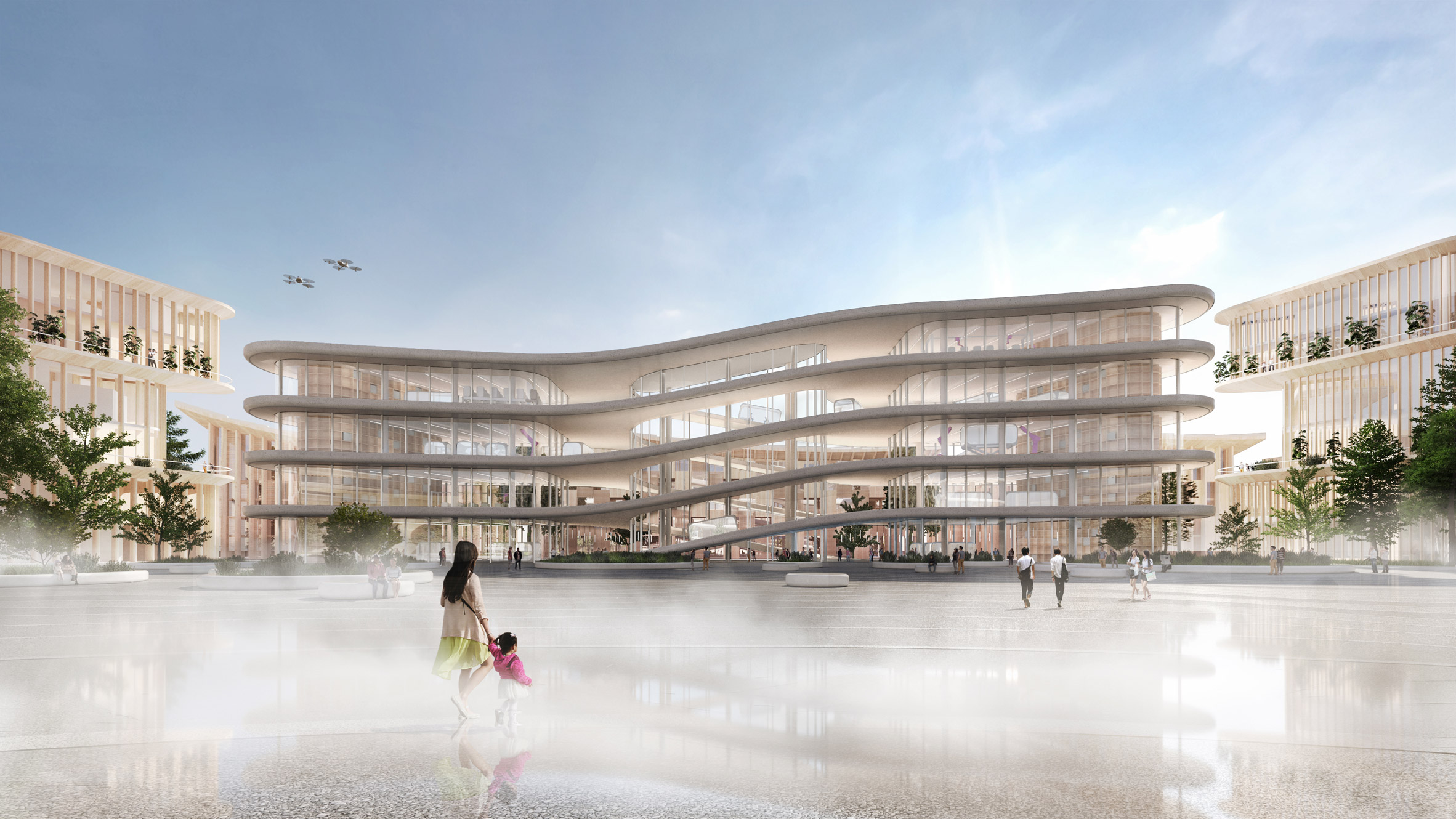 Architectural design，Toyota，weave City，