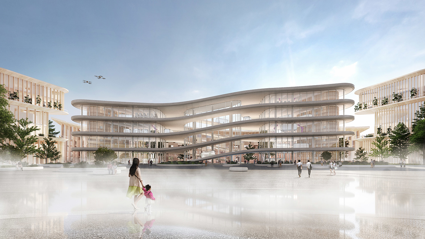 Architectural design，Toyota，weave City，