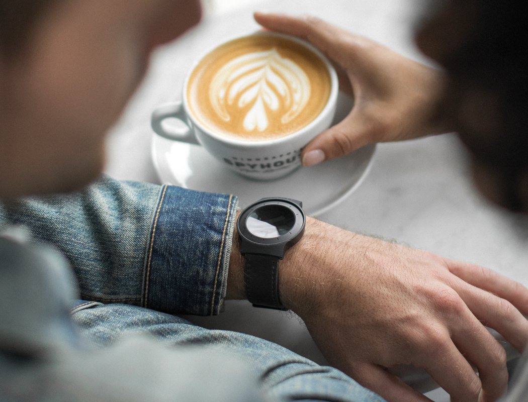 Wrist watch，Minimalism，led，Tactile dial，Vibration，