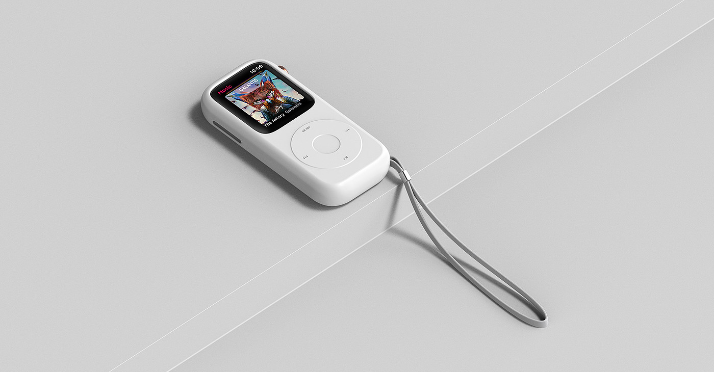 Wrist watch，apple，concept，