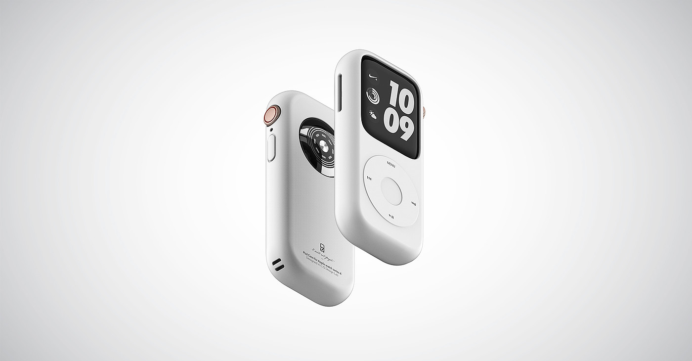 Wrist watch，apple，concept，