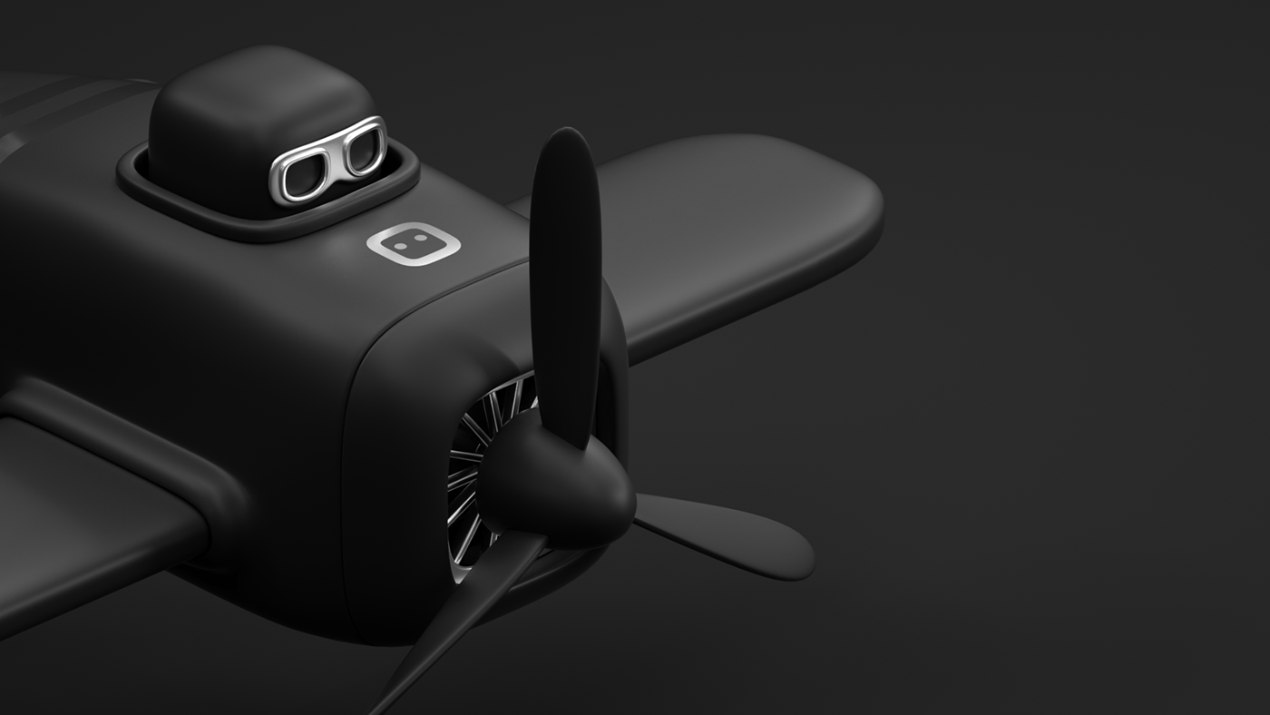 aircraft，Cartoon，Cube，