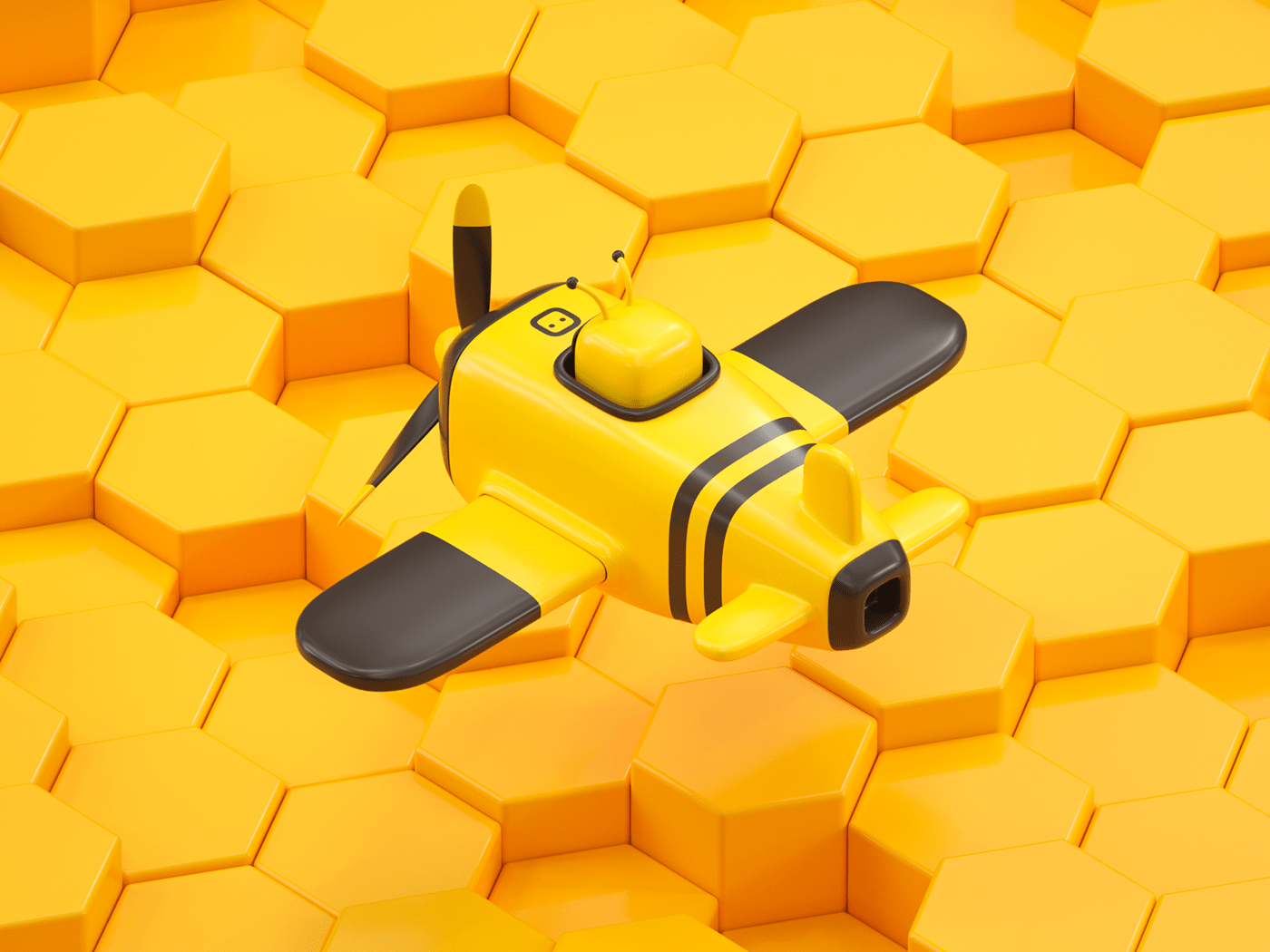 aircraft，Cartoon，Cube，