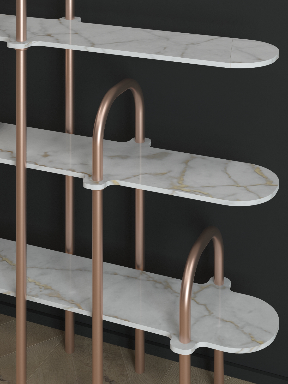 Shelf，Marble，neat，modern，fashion，