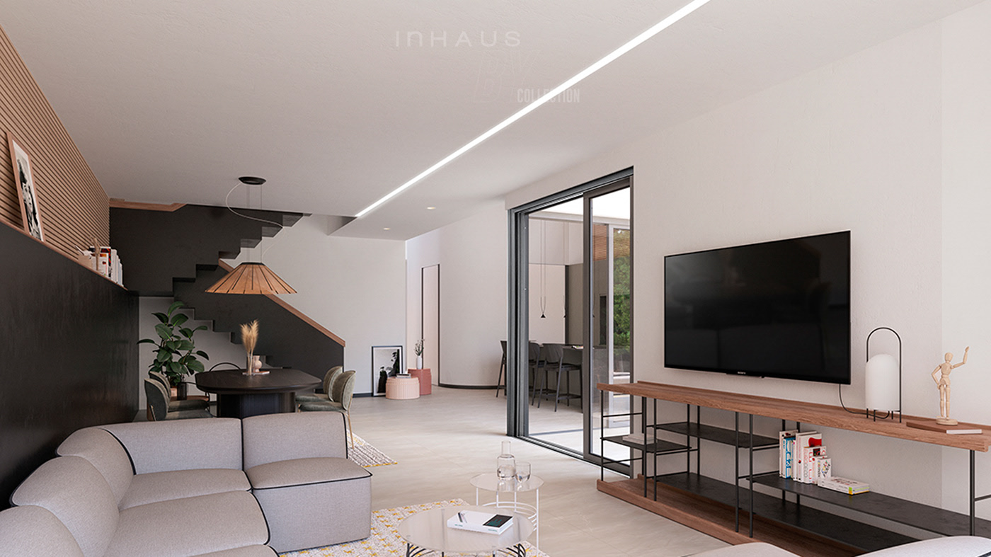 Architecture，interaction，Mediterranean style，Interior design，YNH1，