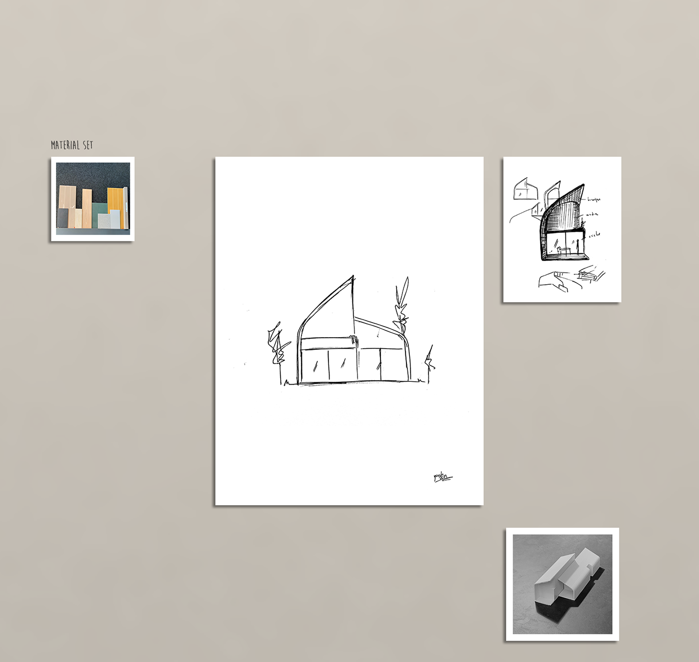 Architecture，interaction，Mediterranean style，Interior design，YNH1，