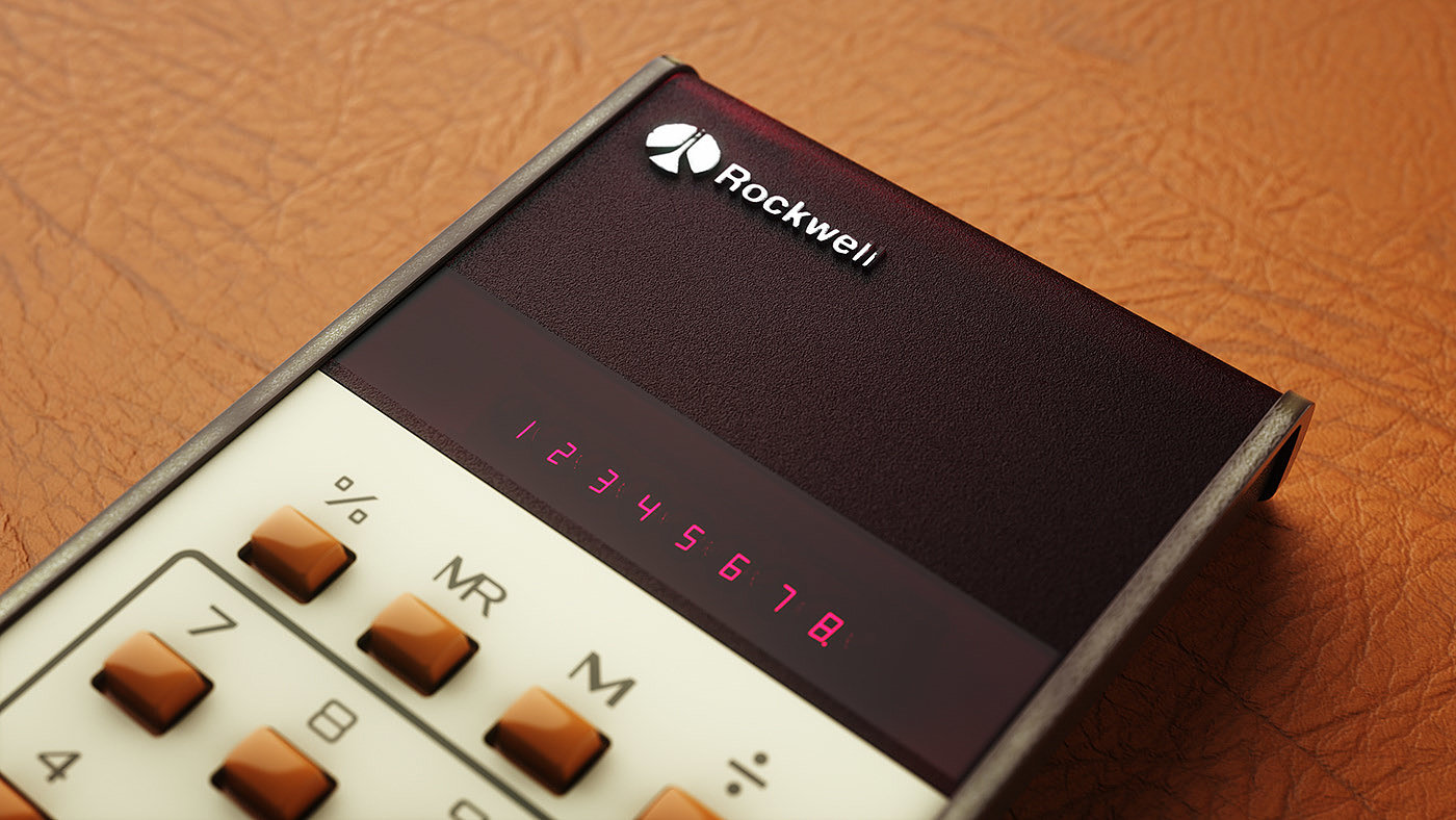 Calculator，Rockwell，modeling，Render，rhino，