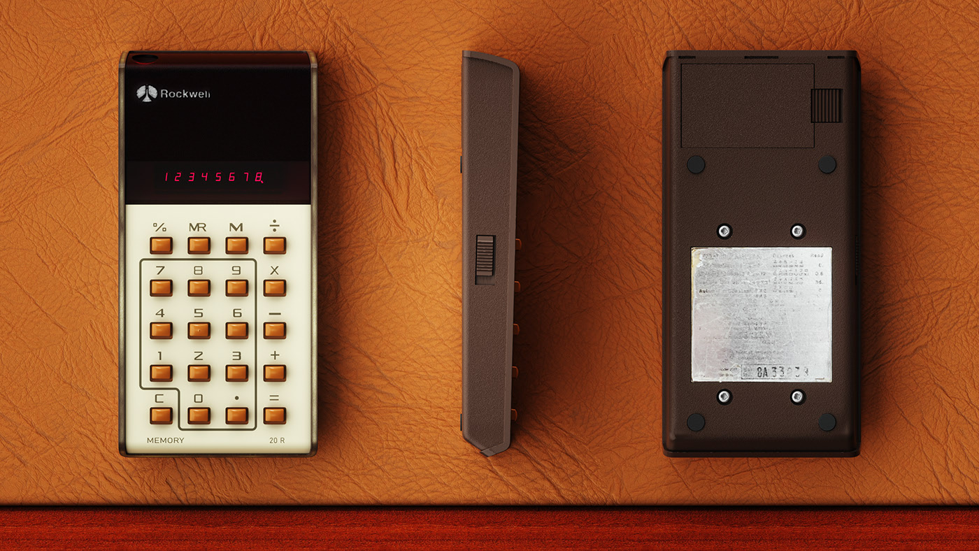 Calculator，Rockwell，modeling，Render，rhino，