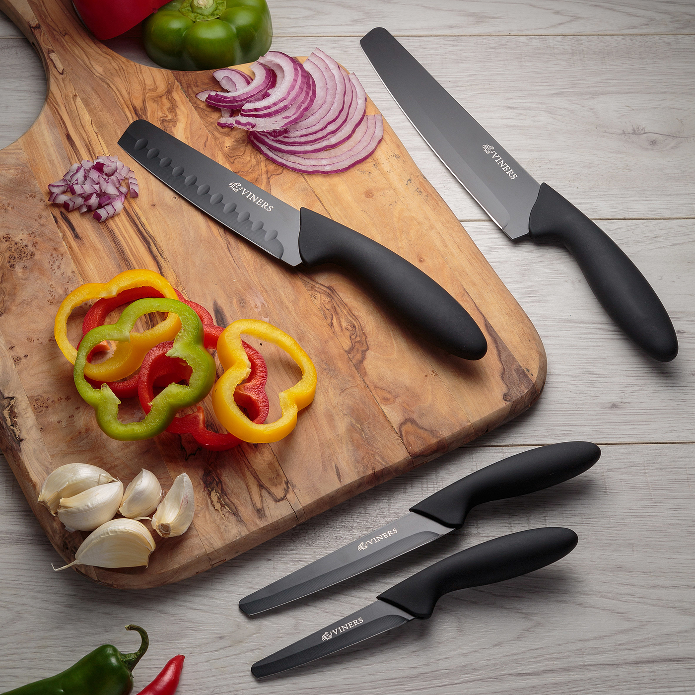 Circular tip，kitchen knife，stainless steel，