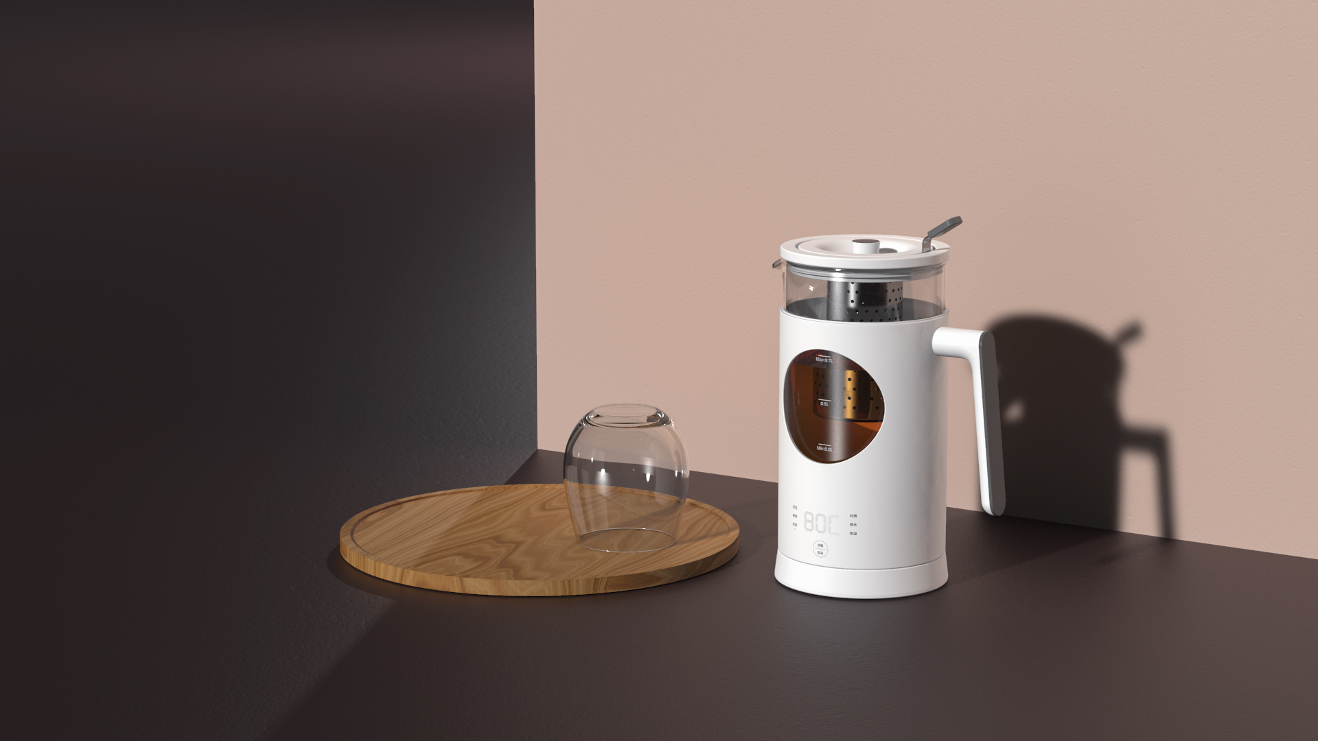 Office, study, dormitory, one person food artifact，