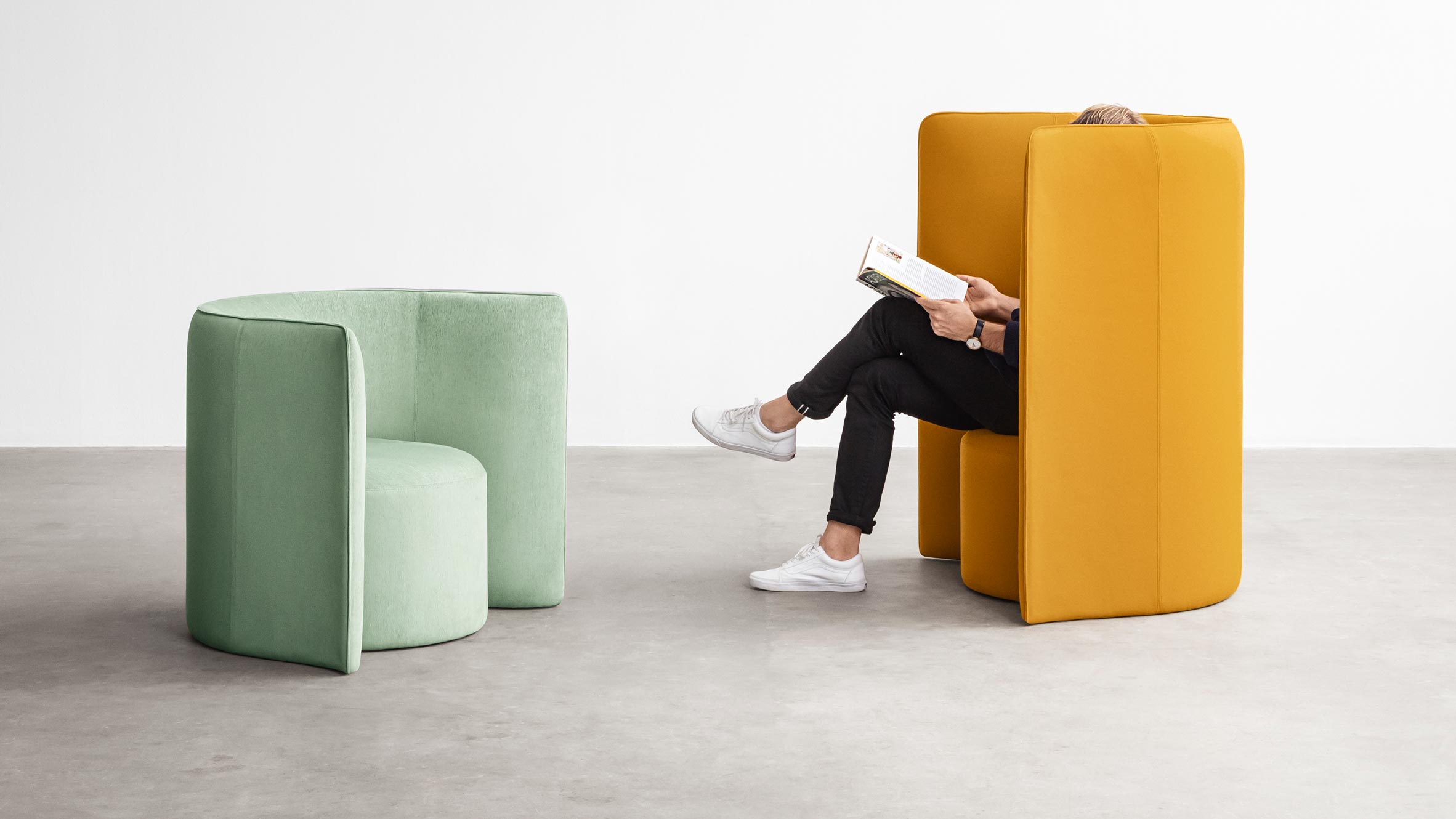 Furniture home，sofa，chair，Proto series，curve，Nick Ross，