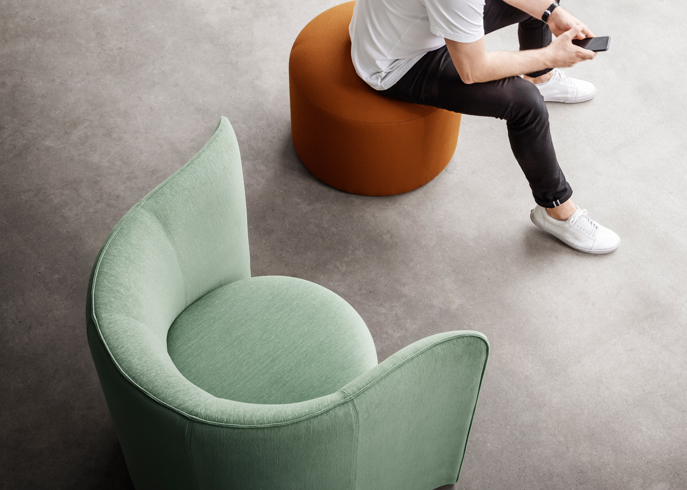 Furniture home，sofa，chair，Proto series，curve，Nick Ross，