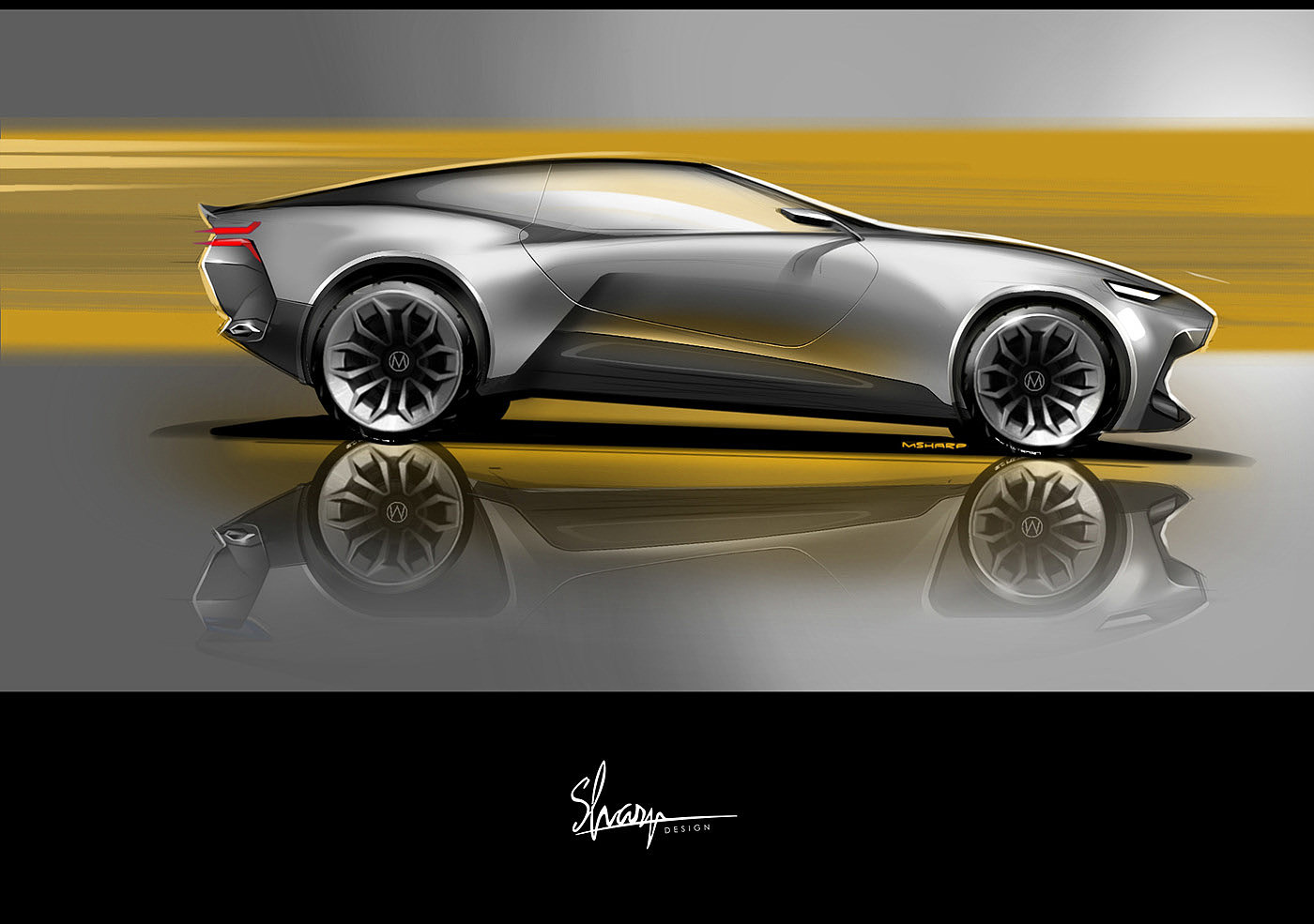 Concept Car，sketch，Car sketch，