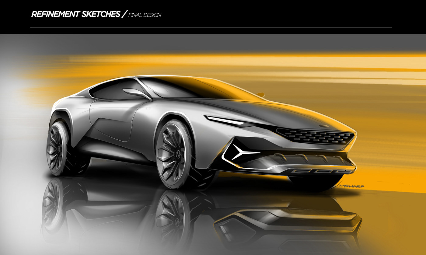 Concept Car，sketch，Car sketch，