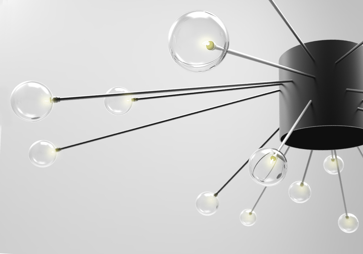 Lamp design，Glass，product design，modeling，