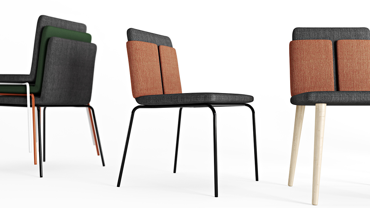furniture design ，chair，product design，twins，