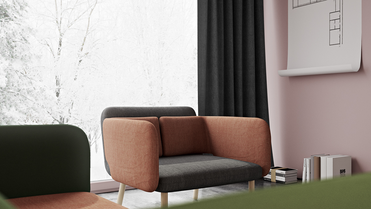 furniture design ，chair，product design，twins，