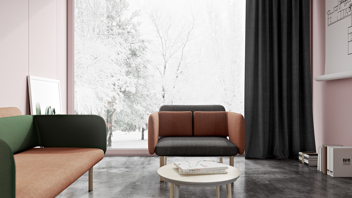 furniture design ，chair，product design，twins，