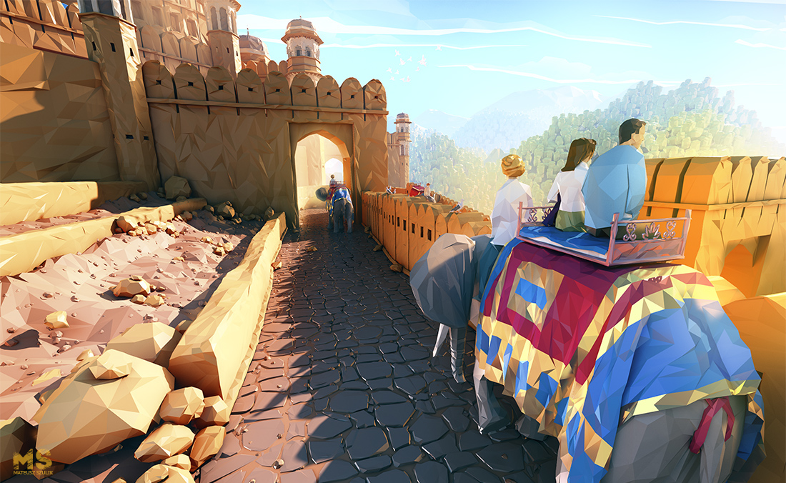 Oligomeric world，Illustration，