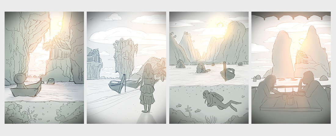 Oligomeric world，Illustration，