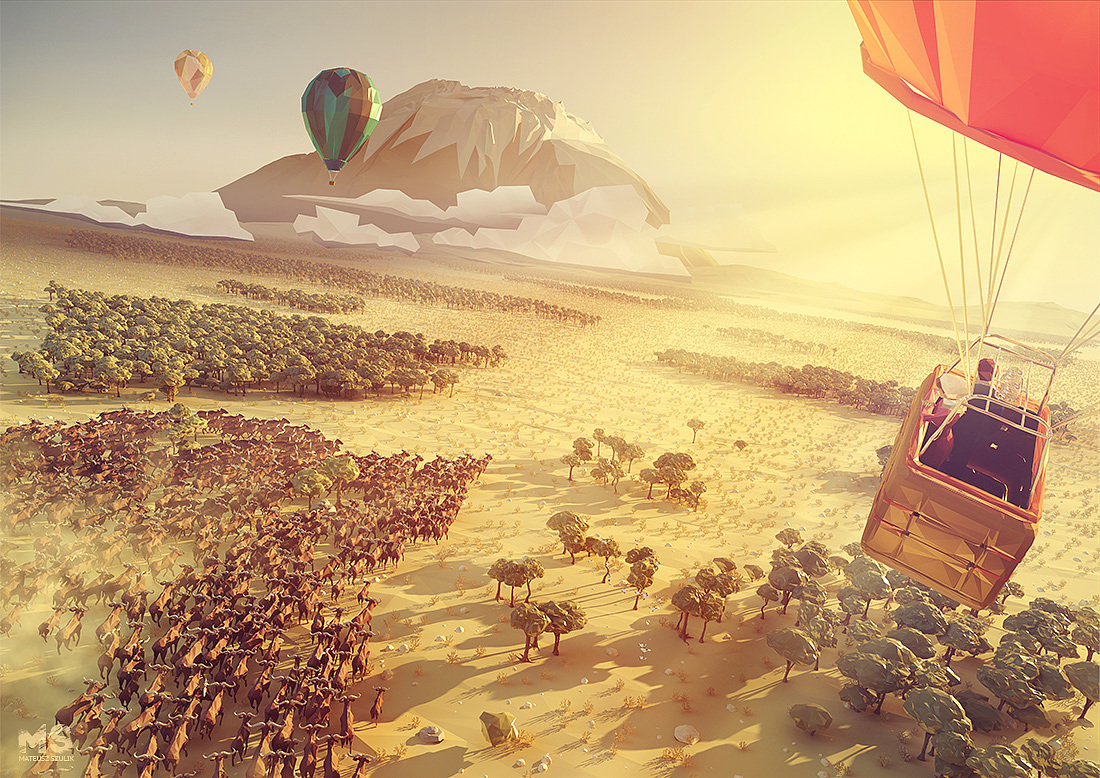 Oligomeric world，Illustration，