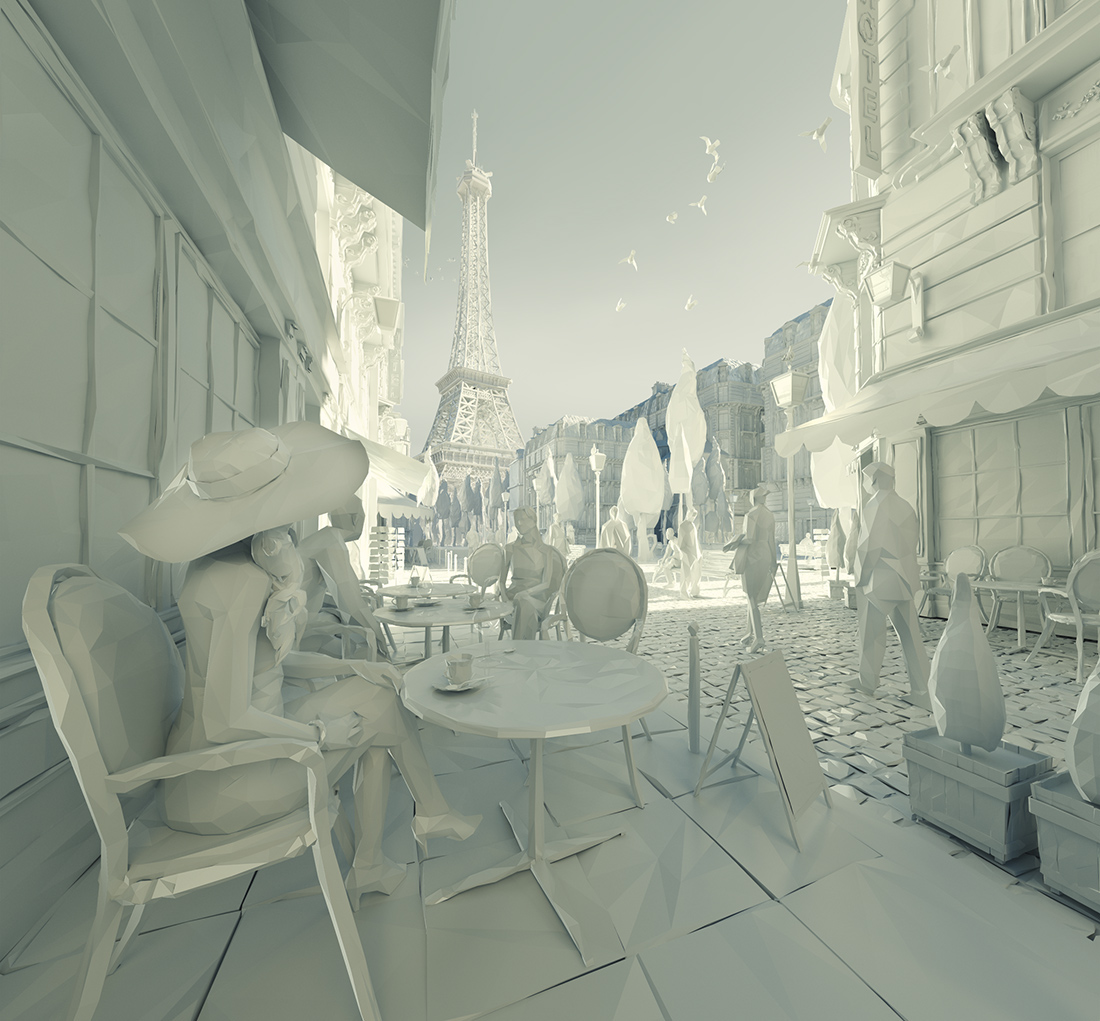 Oligomeric world，Illustration，