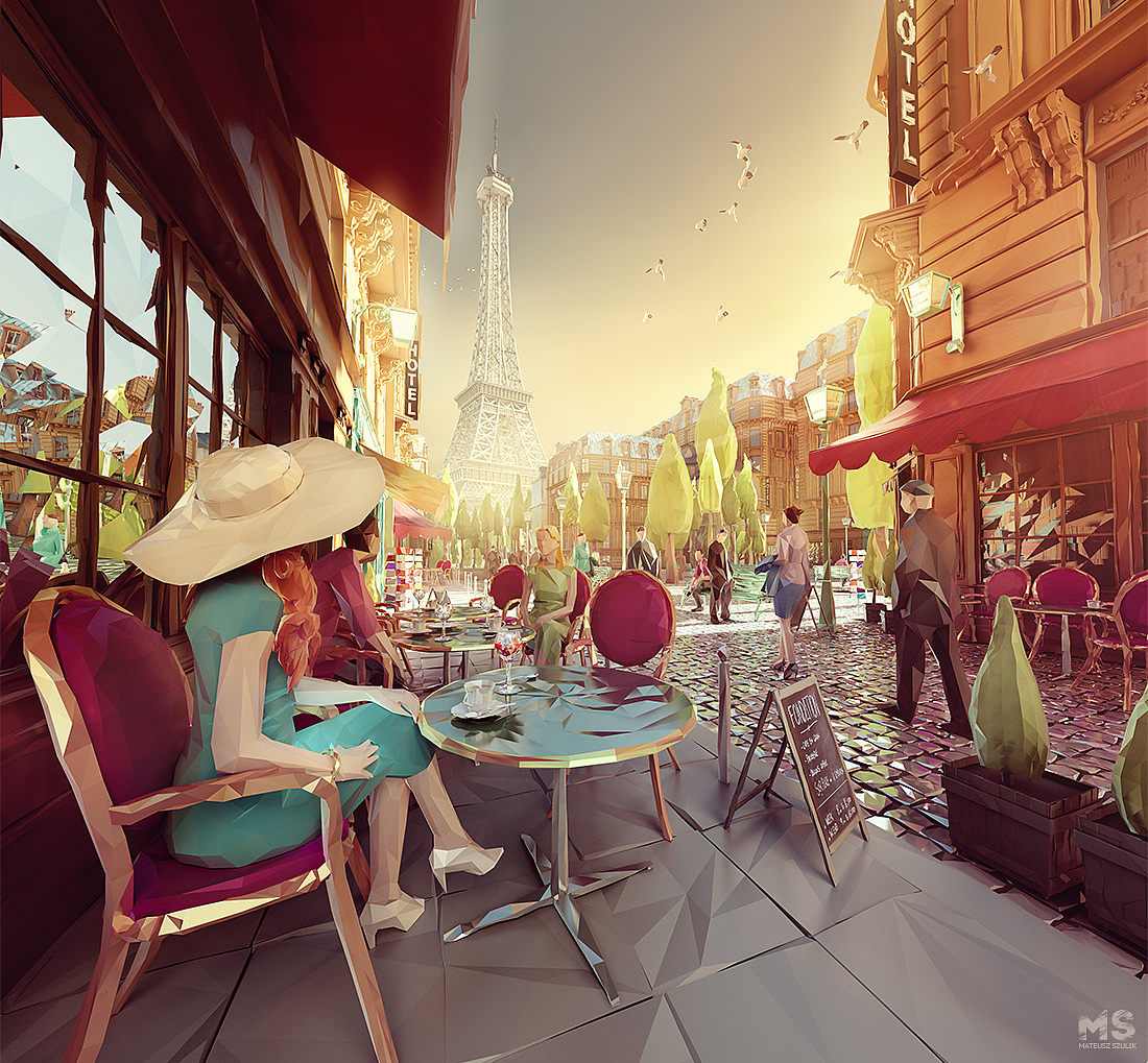 Oligomeric world，Illustration，