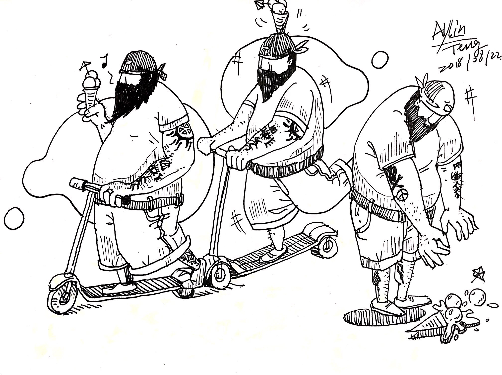 Teng Yilin，Designer's hand-painted book，Illustration design，Pursue dream Jiangnan Design Postgraduate Entrance Examination，