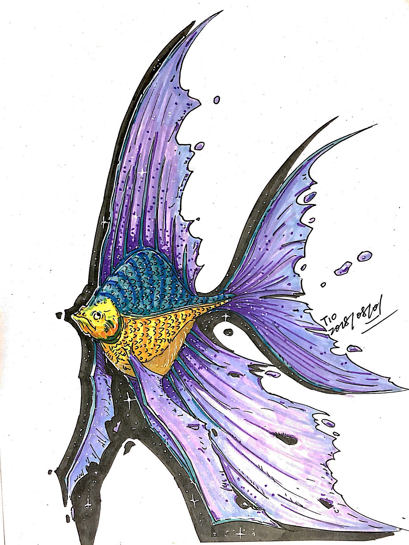Teng Yilin，Designer's hand-painted book，Illustration design，Pursue dream Jiangnan Design Postgraduate Entrance Examination，